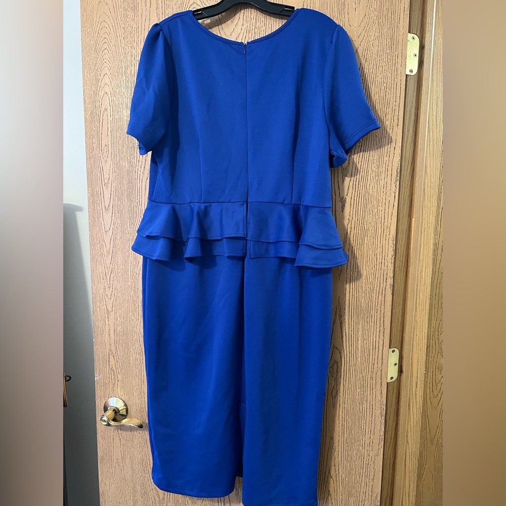 Source Unknown Blue Midi Dress